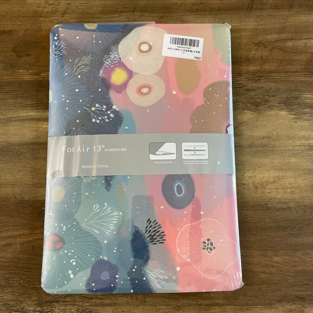 MacBook Air 13” 2010-2017 amoebas design hardshell case